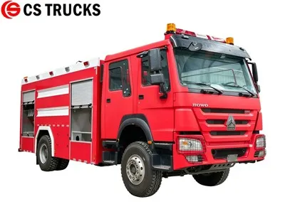 HOWO 8000L Urban Fire Rescue Vehicle
