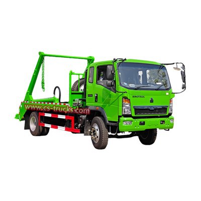 Howo Light 8CBM Swing Arm Garbage Truck