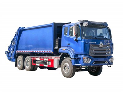 Nigeria HOWO 371HP Waste Compactor Trucks