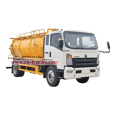 SINOTRUK HOWO 5 CBM Cesspit Vacuum Sucker Truck
