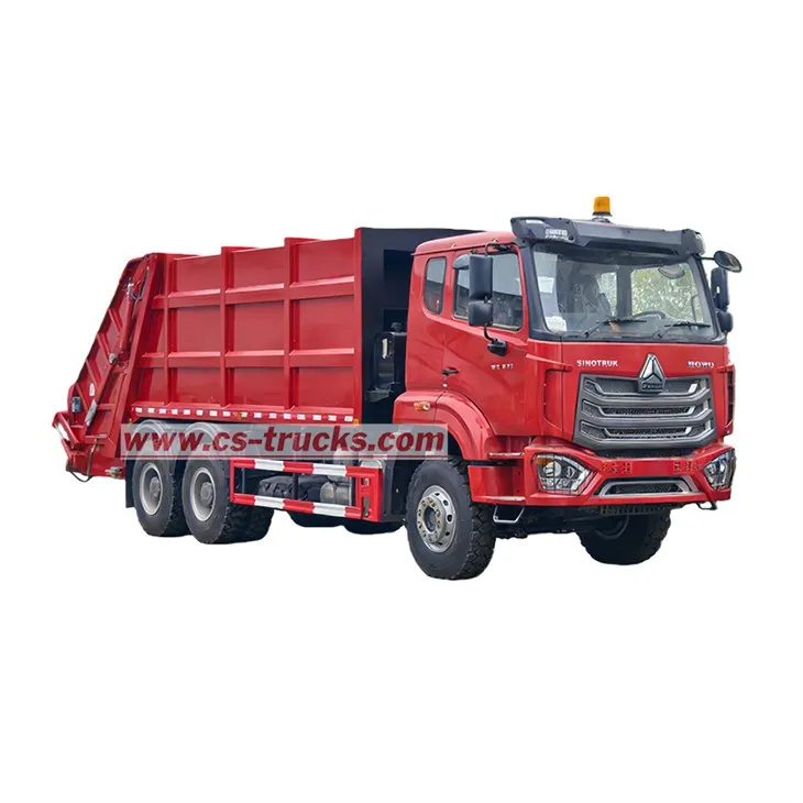 Zambia HOWO NX Truck With 20 CBM Garbage Compactor